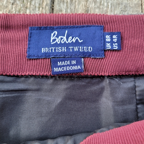 Boden British Tweed Skirt - Picture 2 of 3